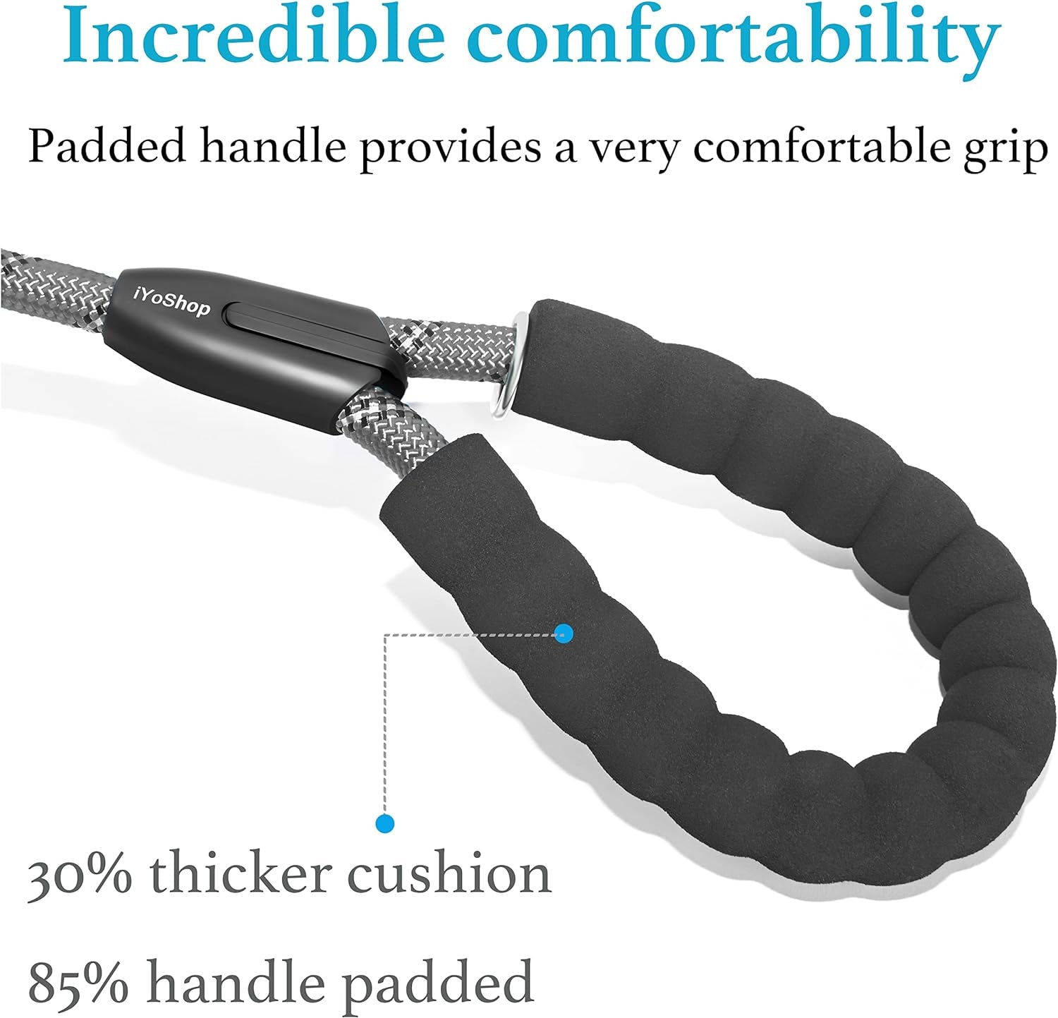 Everyday Comfort-Grip Slip Training Lead – Grey