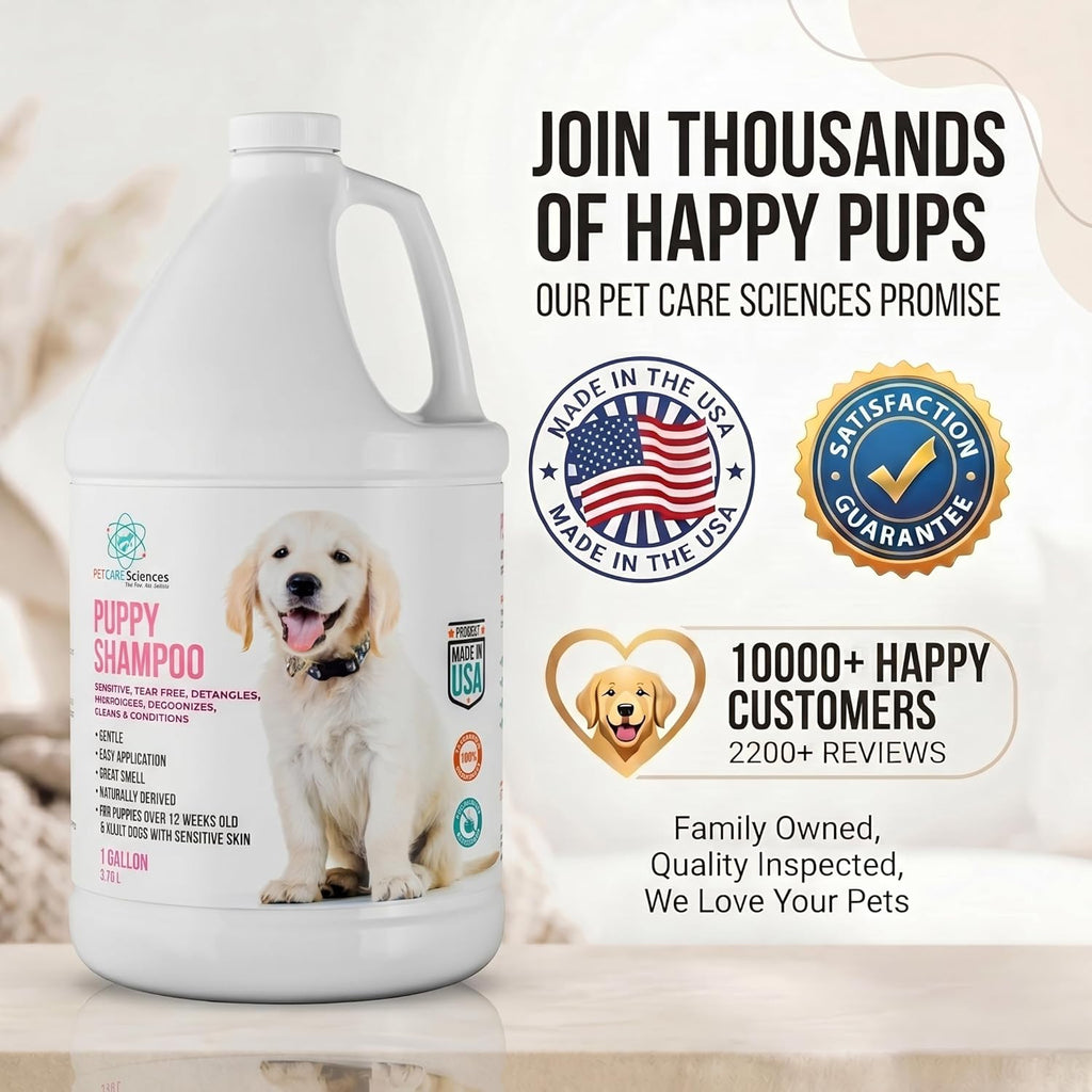 Coconut Oatmeal Puppy & Dog Shampoo & Conditioner