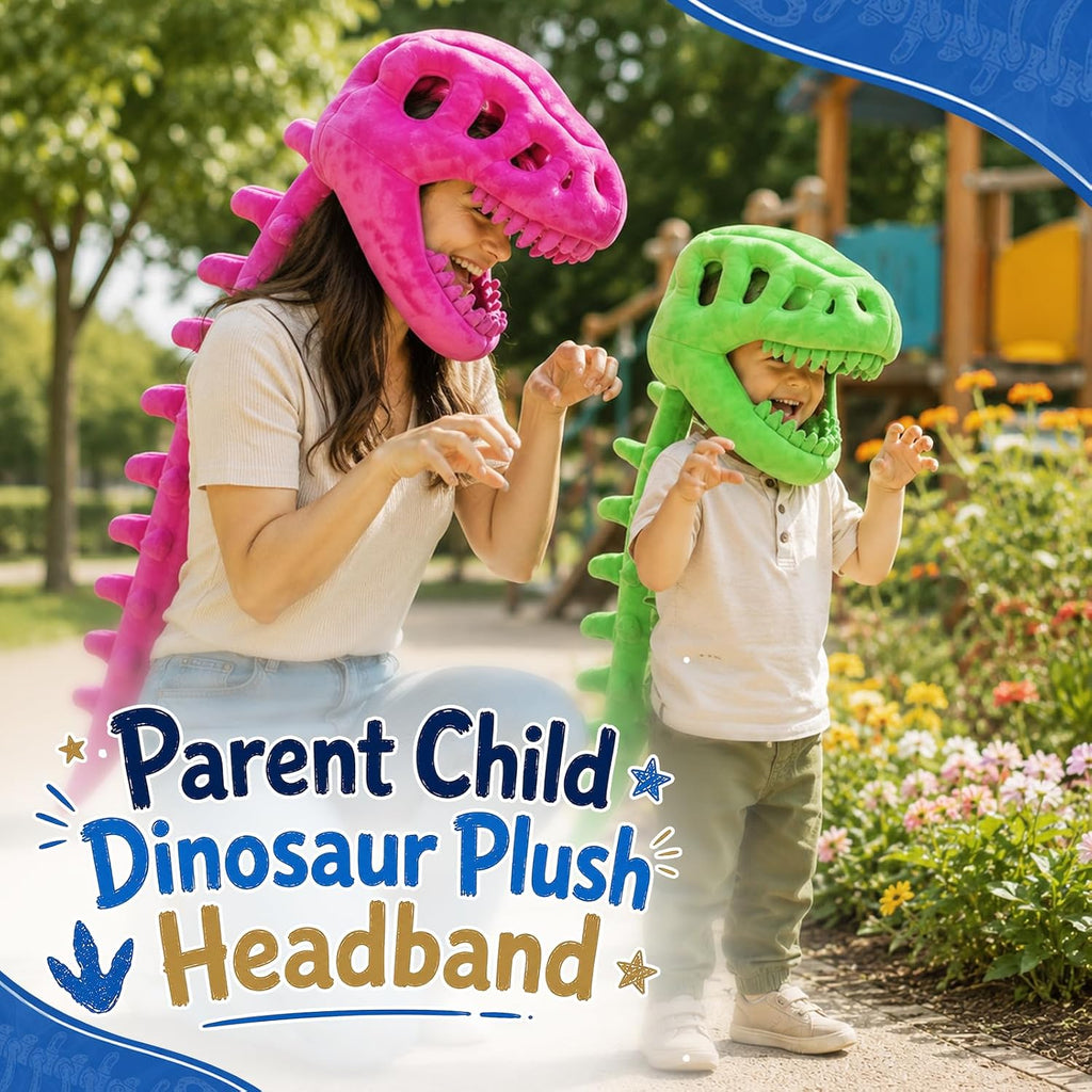 Dinosaur Skeleton Costume for Kids, Dino Toys for Kids 5-7,Cozy Plush with Skull & Spine,Cosplay Props for Halloween