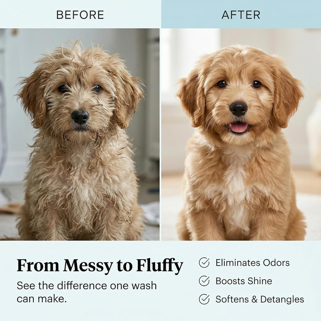 Coconut Oatmeal Puppy & Dog Shampoo & Conditioner
