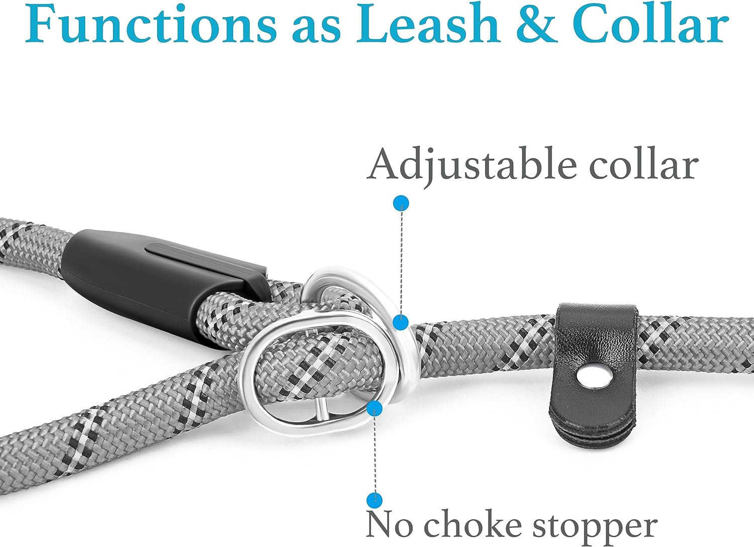 Everyday Comfort-Grip Slip Training Lead – Grey